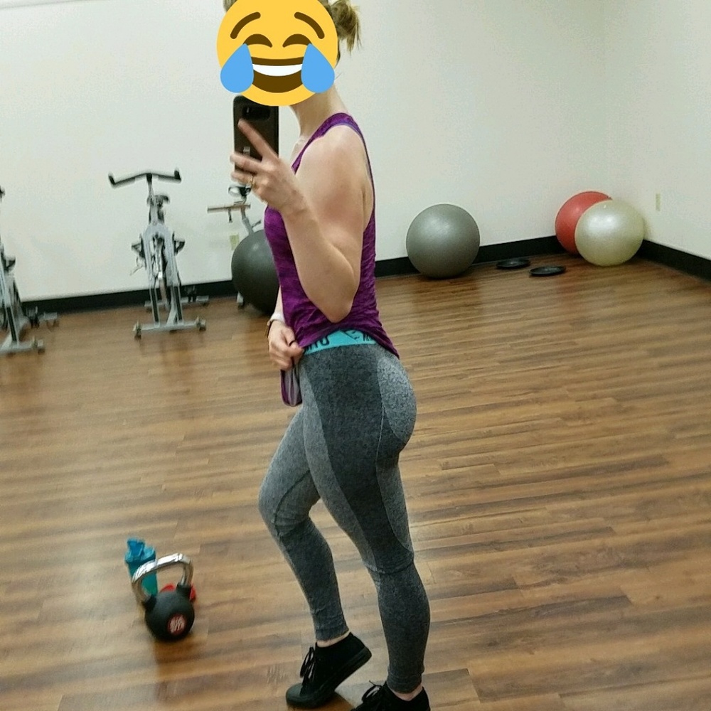 Gymshark flex xs gray and turquoise